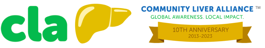 cla  and community liver alliance logos